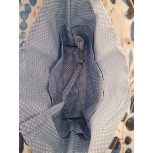 Kék virágmező impregnált táska