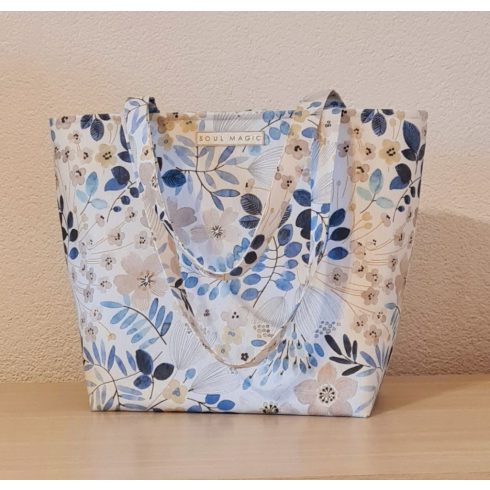 Kék virágmező táska szett