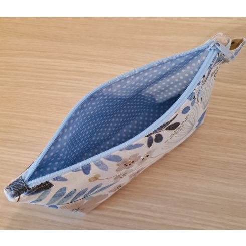 Kék virágmező táska szett