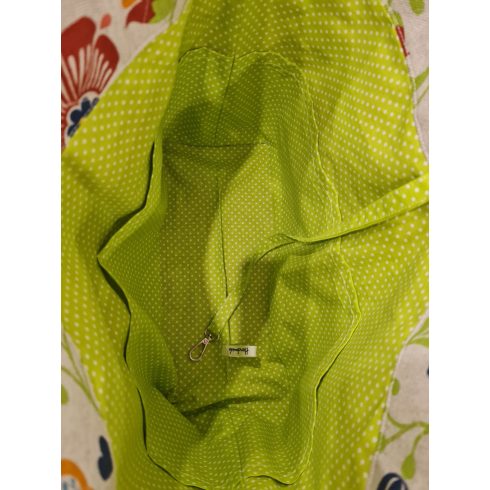 Lélekvirág kézműves táska