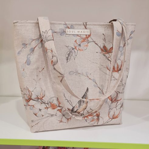 Madárka mintás táska szett