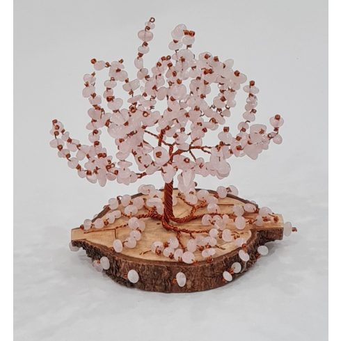 Rózsakvarc szerencsefa