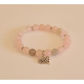 Szerelem karkötő csillogó strasszal